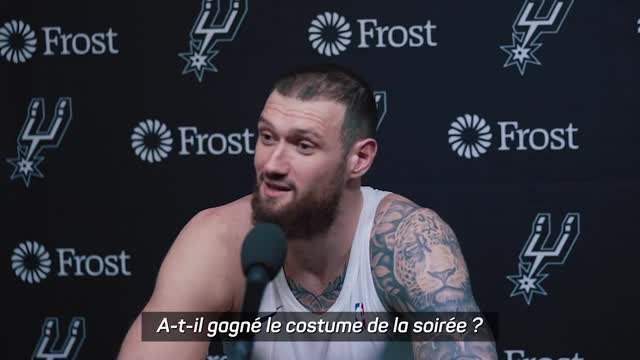Spurs - Mamukelashvili : “Meilleur costume pour Wembanyama même s’il est un peu trop grand pour un fantôme”