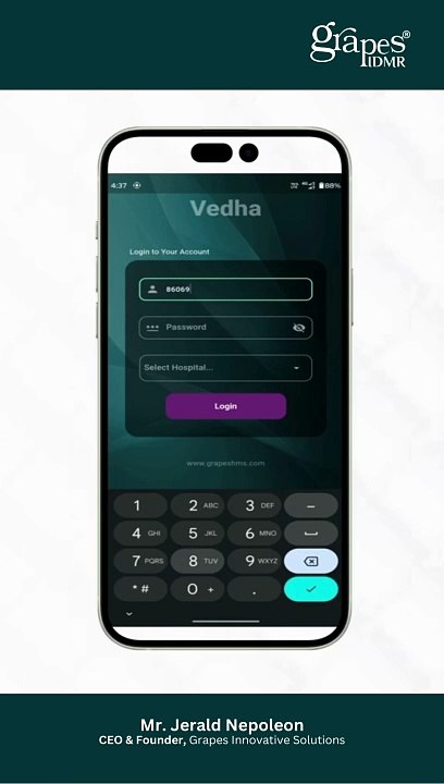 Vedha app | Grapes IDMR