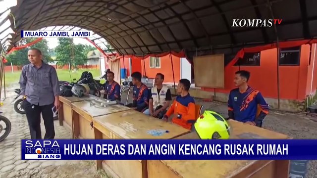Imbas Diterjang Puting Beliung, 7 Rumah Warga di Muaro Jambi Rusak