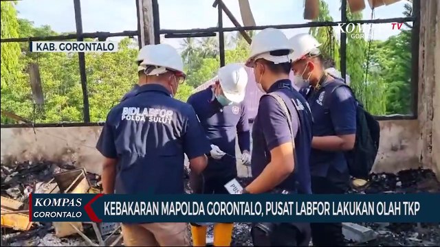 Ungkap Penyebab Kebakaran Mapolda Gorontalo, Pusat Laboratorium Forensik Lakukan Olah TKP
