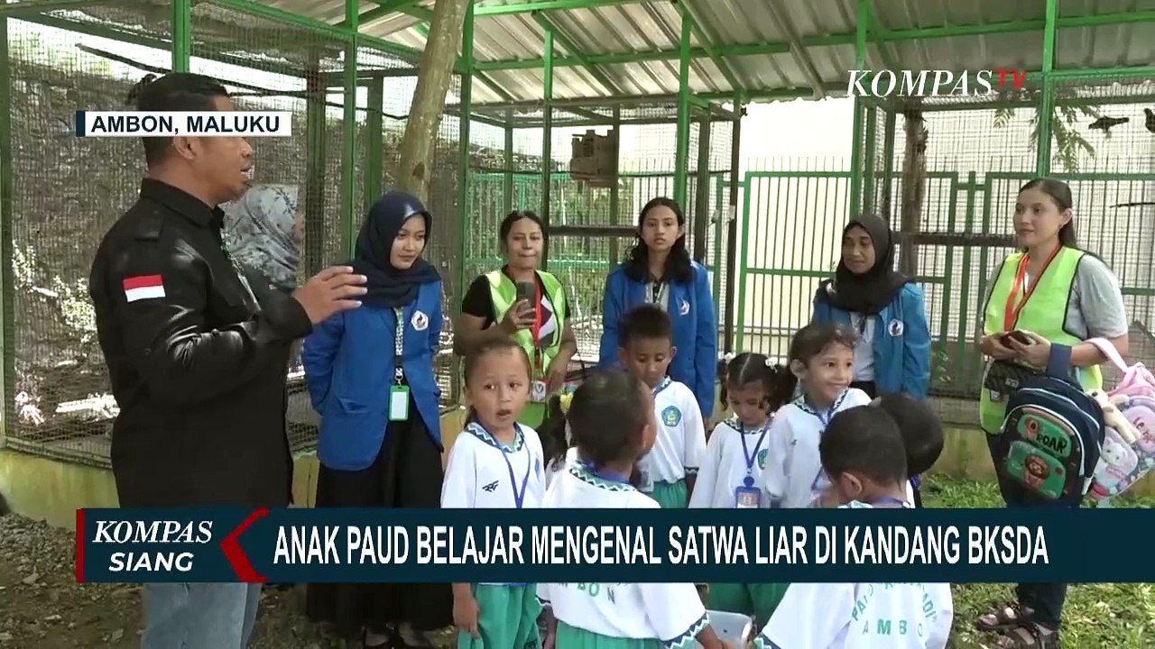 BKSDA Maluku Ajak Anak PAUD Belajar Pengenalan Satwa Liar