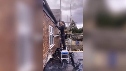 Female builder works in male-dominated trade