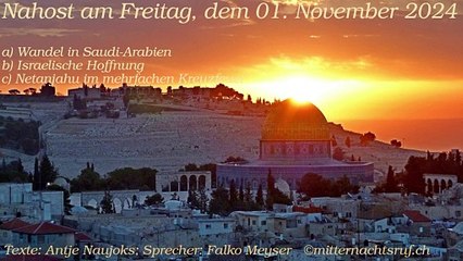 Nahost am Freitag, dem 01. November 2024