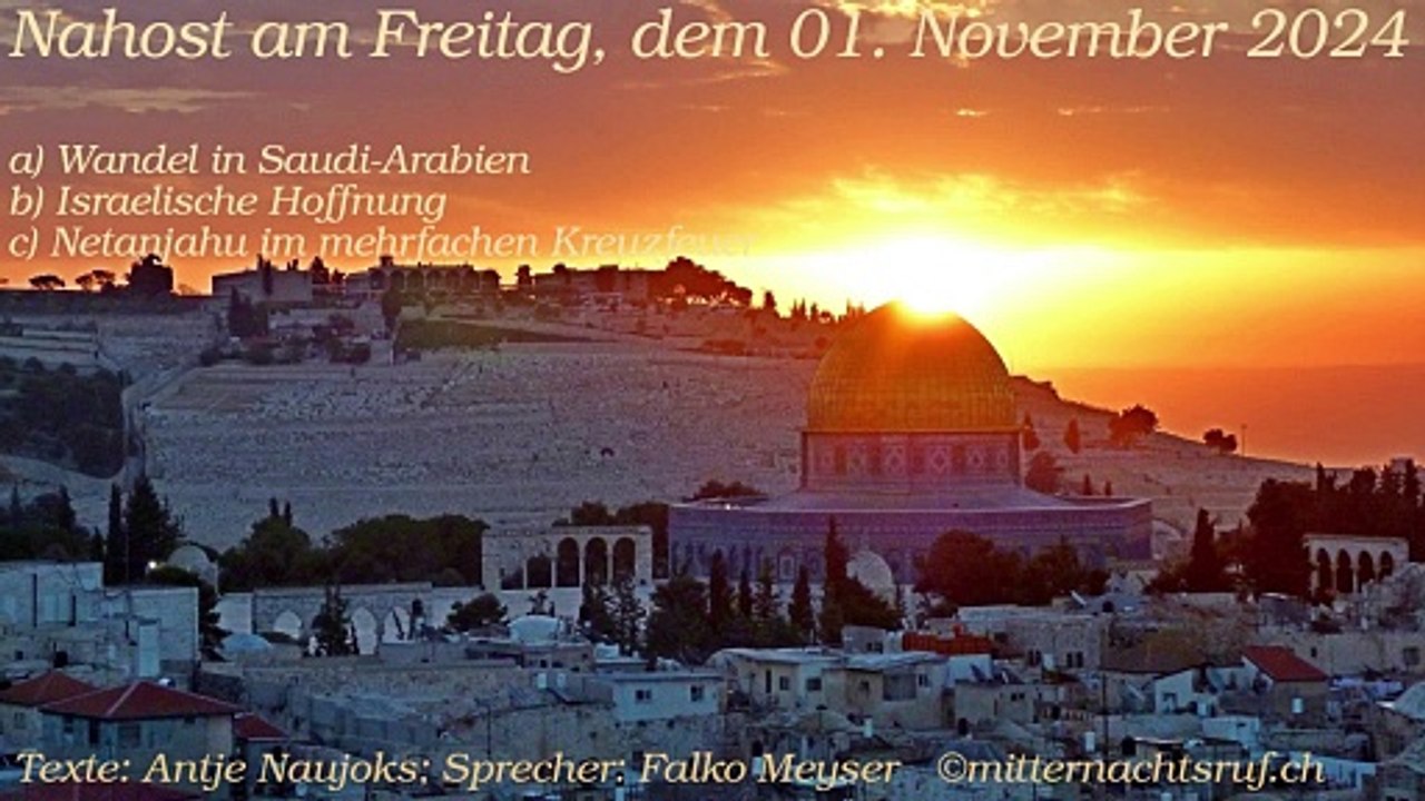 Nahost am Freitag, dem 01. November 2024