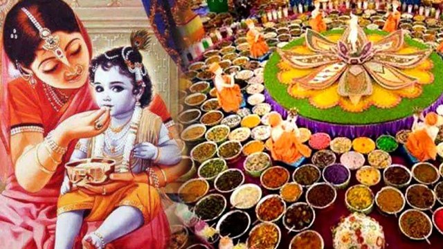 Govardhan Puja 56 Bhog List: छप्पन भोग क्यों लगाते है | 56 bhog me kya kya hota hai