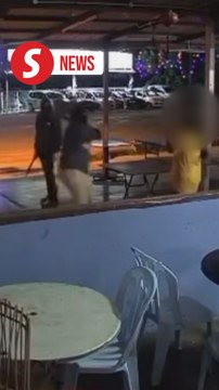 Man slashed by masked attackers at Raub eatery