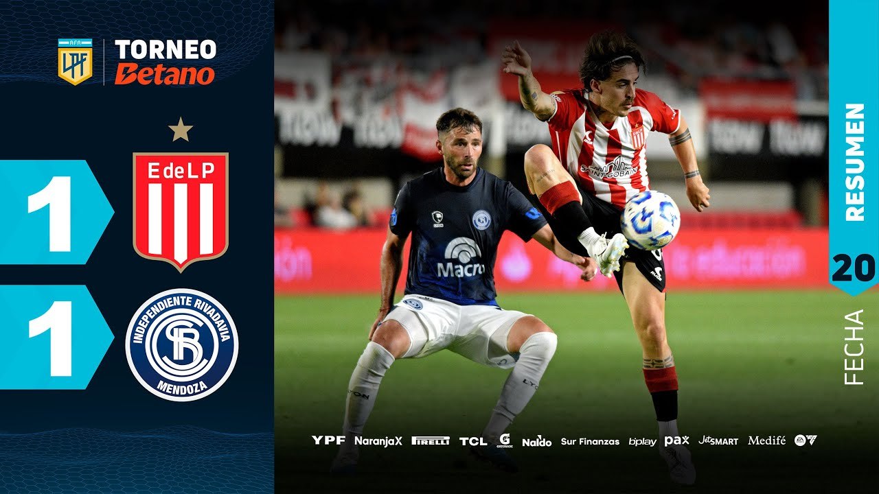 Estudiantes vs Independiente Rivadavia (1-1) |...
