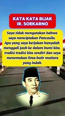 Pancasila, 5 butir mutiara yang indah - Ir. Soekarno