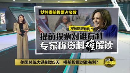 美国大选倒计时中   提前投票是胜选推动剂？
