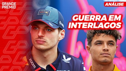 GUERRA nas PISTAS e ENTREVISTAS: NORRIS e VERSTAPPEN DUELAM em SP