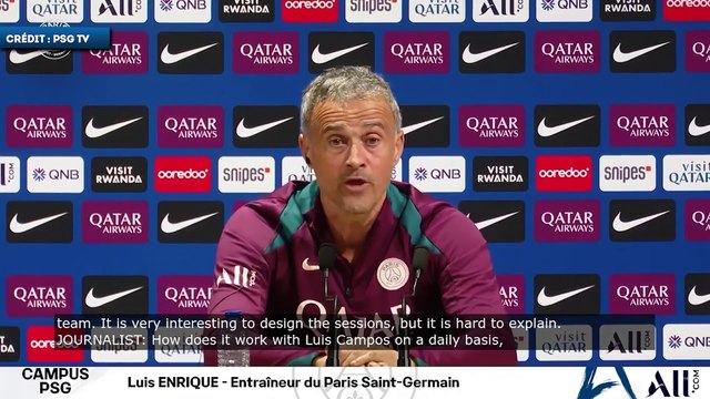 Luis Enrique s’attend à voir Luis Campos rester à Paris