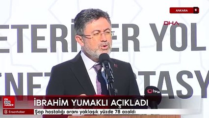 İbrahim Yumaklı: Şap hastalığı oranı yaklaşık yüzde 78 azaldı