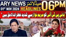 ARY News 6 PM Headlines | 1st NOV 2024 | Prime Time Headlines