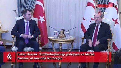 Bakan Kurum: Cumhurbaşkanlığı yerleşkesi ve Meclis binasını yıl sonunda bitireceğiz