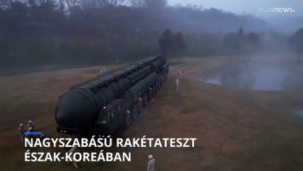 Nagyszabású rakétatesztet végzett Észak-Korea az állami televízió közlése szerint