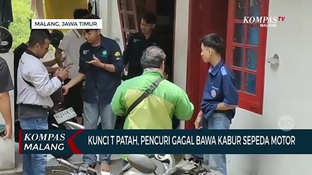 Kunci T Patah, Pencuri Gagal Bawa Kabur Sepeda Motor