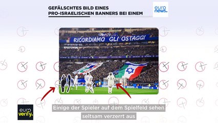 Gefälschtes pro-israelisches Banner geht viral