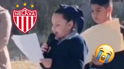 Niña dedica emotivo discurso a Necaxa y los convierte en la burla