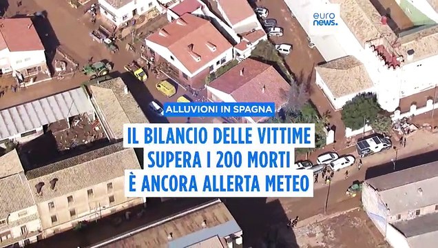 Alluvioni in Spagna: il bilancio dei morti sale a oltre 200, è ancora allerta meteo per la Dana