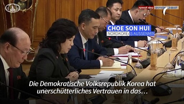 Nordkorea: Wir stehen bis zum Sieg an Russlands Seite