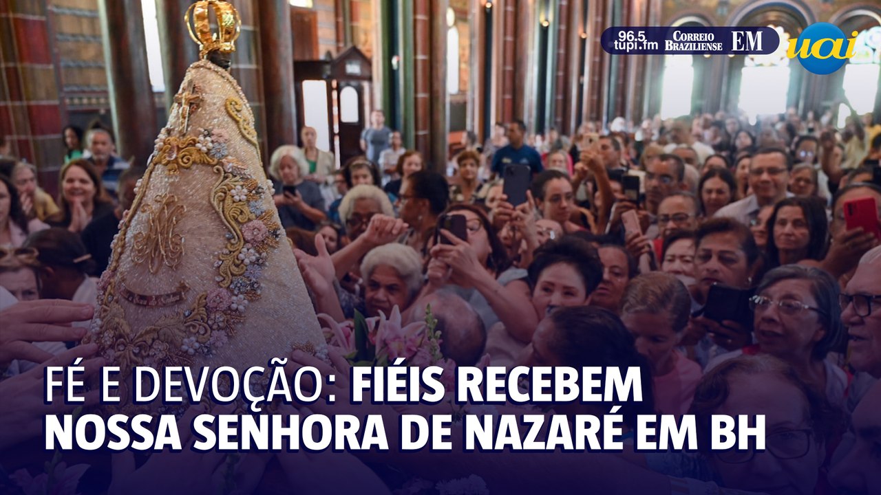Imagem peregrina de Nossa Senhora de Nazaré chega a Belo Horizonte