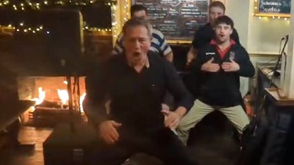 All Blacks legend Zinzan Brooke does rousing Haka in pub after Joe Marler comments
