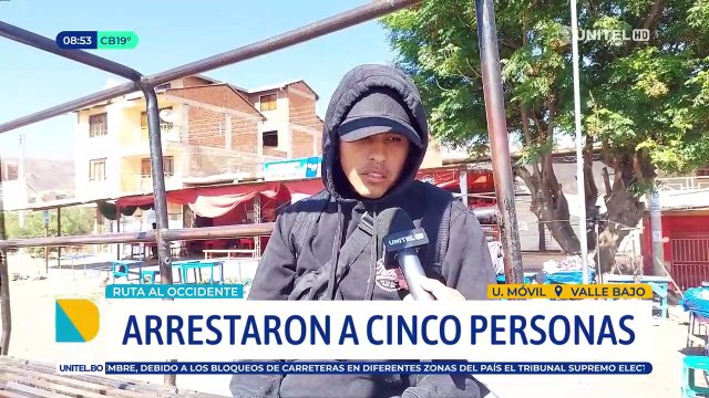 Al menos cinco personas fueron arrestadas en Suticollo que pretendían ir al bloqueo en Parotani