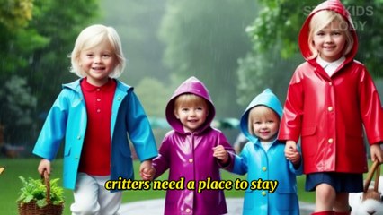 The Cozy Critter Crew | Helping Animals Find Shelter | Kids Song