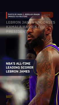 LeBron James endorses Kamala Harris for US president, says ‘choice is clear’