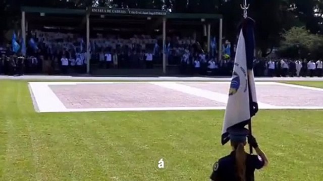 Villarruel se emocionó en la conmemoración a los policías federales caídos en el cumplimiento del deber