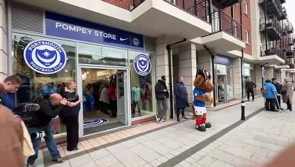 Pompey FC pop-up store