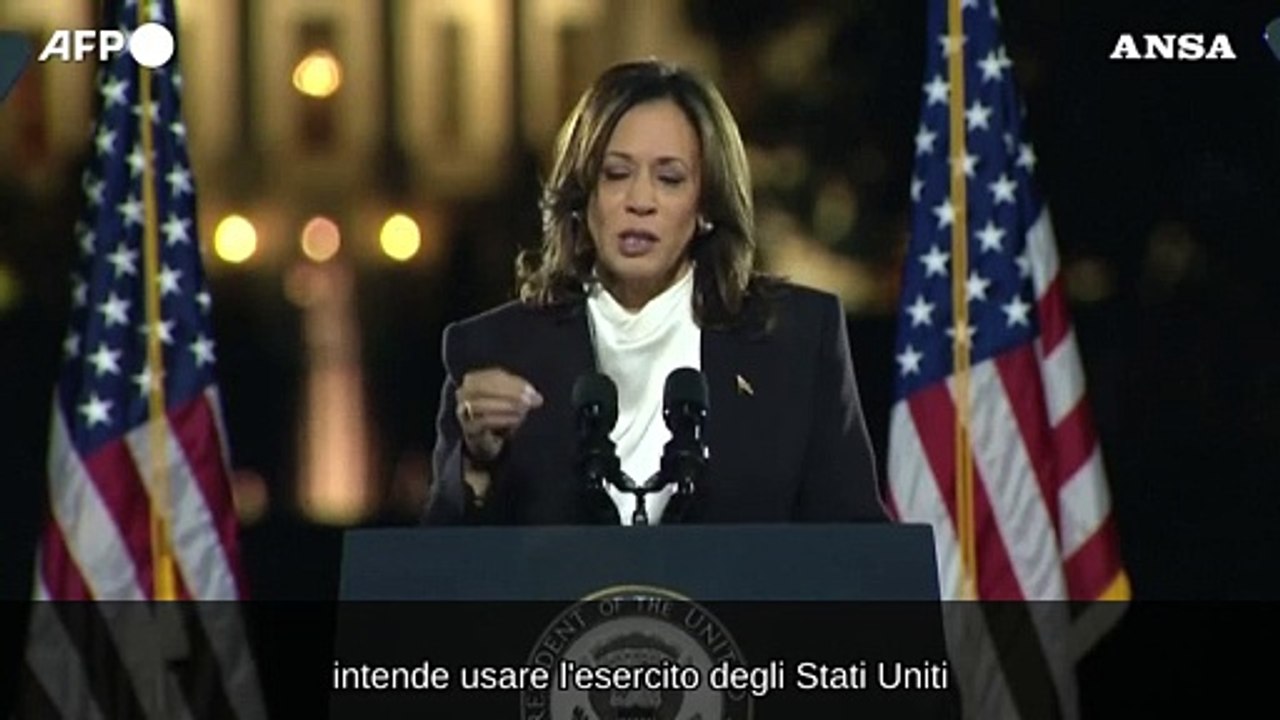 Usa2024, Harris: "Trump vuole un potere incontrollato"
