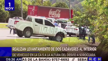 A la venta de celulares se dedicaba una de las personas halladas dentro de carro