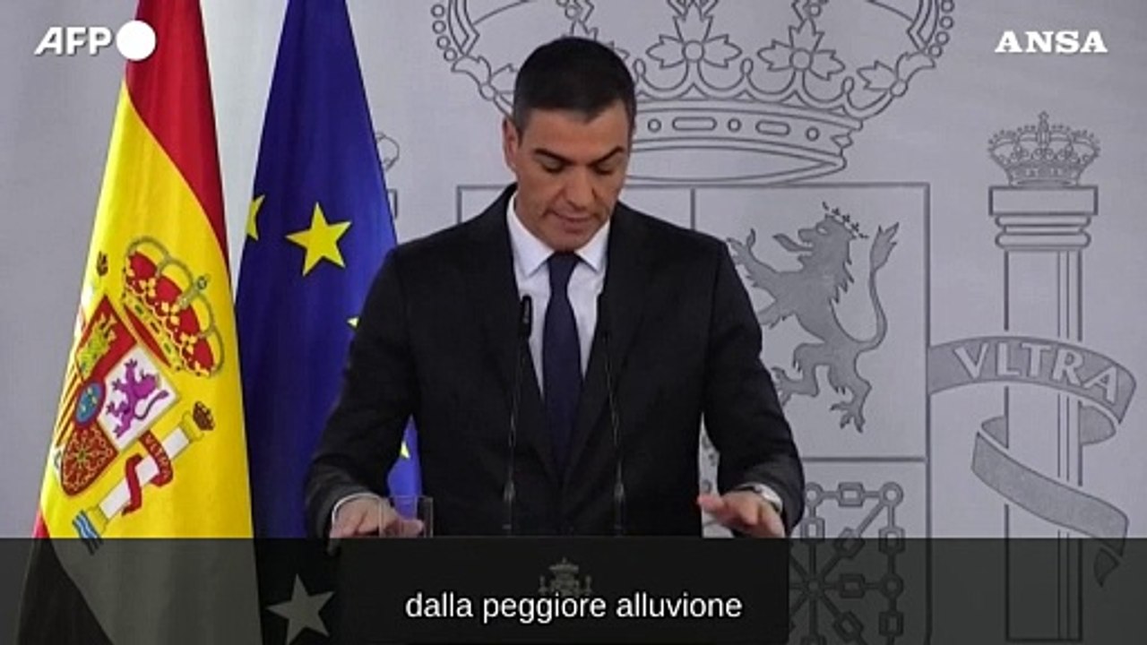 Maltempo Spagna, Sanchez: "La peggiore alluvioni di questo secolo"