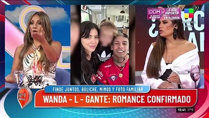 Wanda Nara y L-Gante: boliche, mimos y confirmación