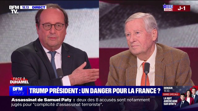 François Hollande: Jamais une élection présidentielle américaine pourrait avoir autant de conséquences sur la France, sur l'Europe et sur le monde
