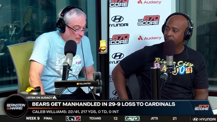 Bernstein is 'livid' that Bears left Caleb Williams in late in blowout