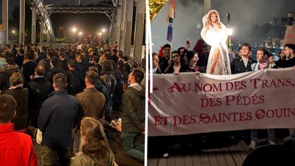Paris : après la prière catholique, une parade de « réhomosexualisation » sur la passerelle Debilly