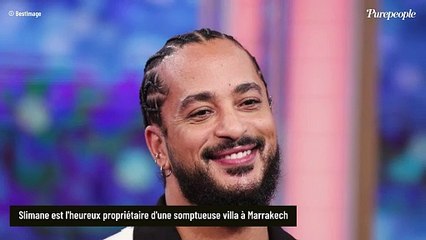 MAISON DE STARS Slimane, loin de l'agitation dans sa villa très moderne à Marrakech... Sa voisine est loin d'être une inconnue