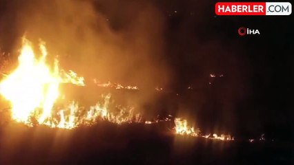 Darende'de Bahçe Yangını Kontrol Altına Alındı