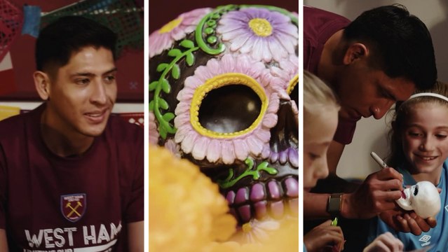 Edson Álvarez comparte con la afición más pequeña del West Ham la cultura mexicana