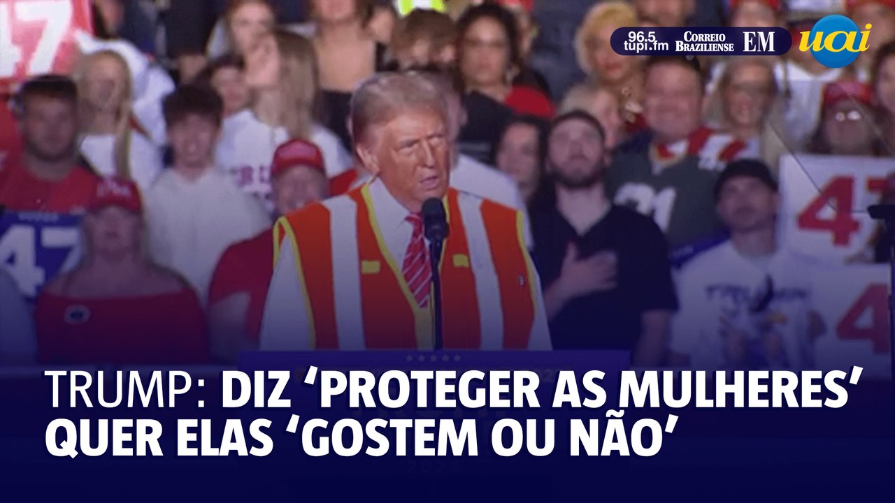 Trump diz que quer 'proteger as mulheres', quer elas 'gostem ou não'; Kamala reage