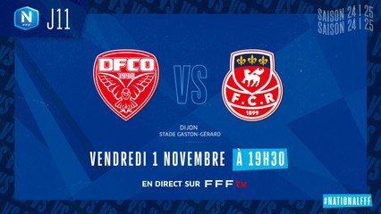 J11 | DIJON FCO - FC ROUEN 1899 (1-0)