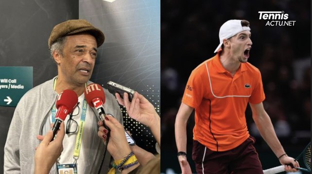 Tennis - Rolex Paris Masters 2024 - Yannick Noah après la qualification de Ugo Humbert en demies : J'ai cru que j'étais le chat noir !