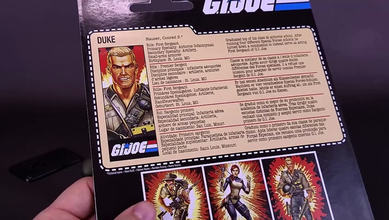 Hasbro G.I. JOE  Classified Series 6-Inch Retro Duke Action Figure