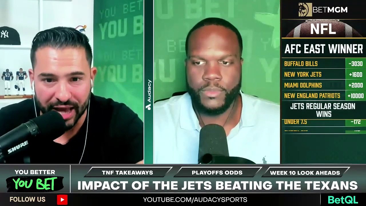 Betting Takeaways form the Jets TNF Win over Houston