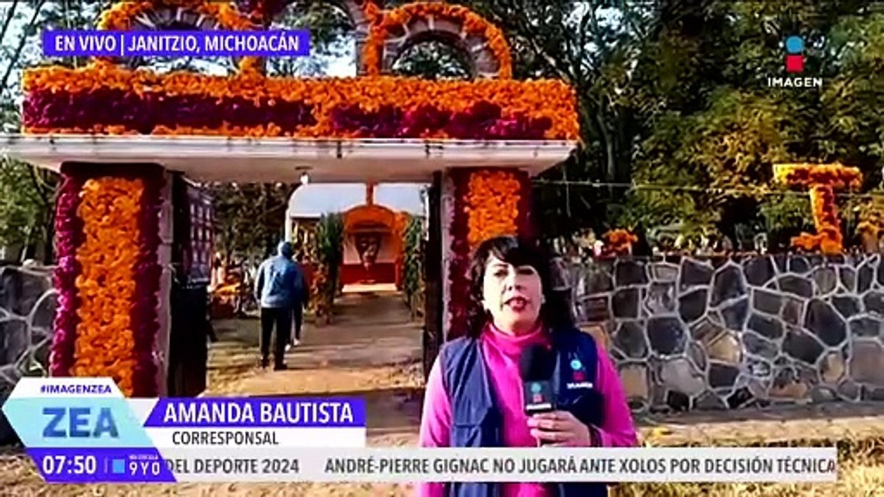 Día de Muertos: Familias michoacanas alistan las tumbas de sus seres queridos en Pátzcuaro