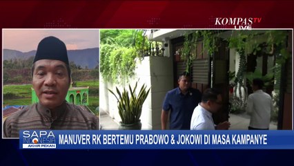 Pengamat Politik Angkat Bicara soal RK Bertemu Prabowo dan Jokowi di Masa Kampanye