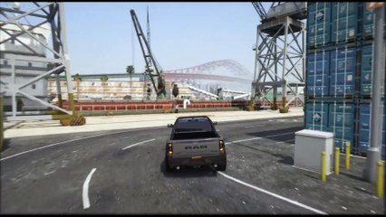 GTA 5  Cybertruck vs. 1500HP RAM TRX!!! (Ram TRX WHEELIE)