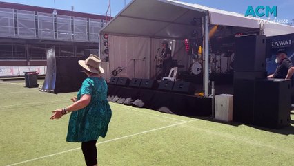 Glenn Skuthorpe plays at 2024 Wangaratta Jazz and blues festival